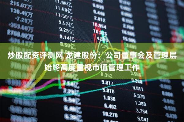 炒股配资评测网 龙建股份：公司董事会及管理层始终高度重视市值管理工作